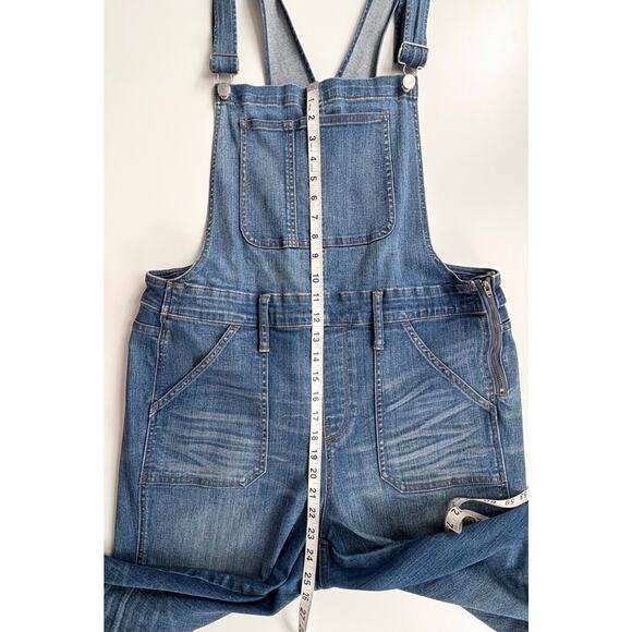 Madewell Raw Hem Overalls Size XL Denim Boho Artsy Homestead Country Farmer - Picture 14 of 16